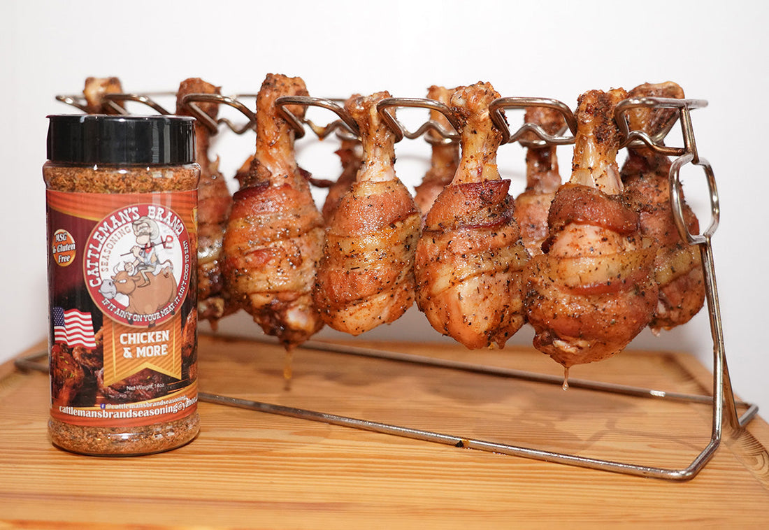 bacon wrapped chicken legs